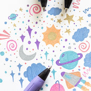 Sarasa Clip Decoshine Metallic Gel Ink Retractable Pens