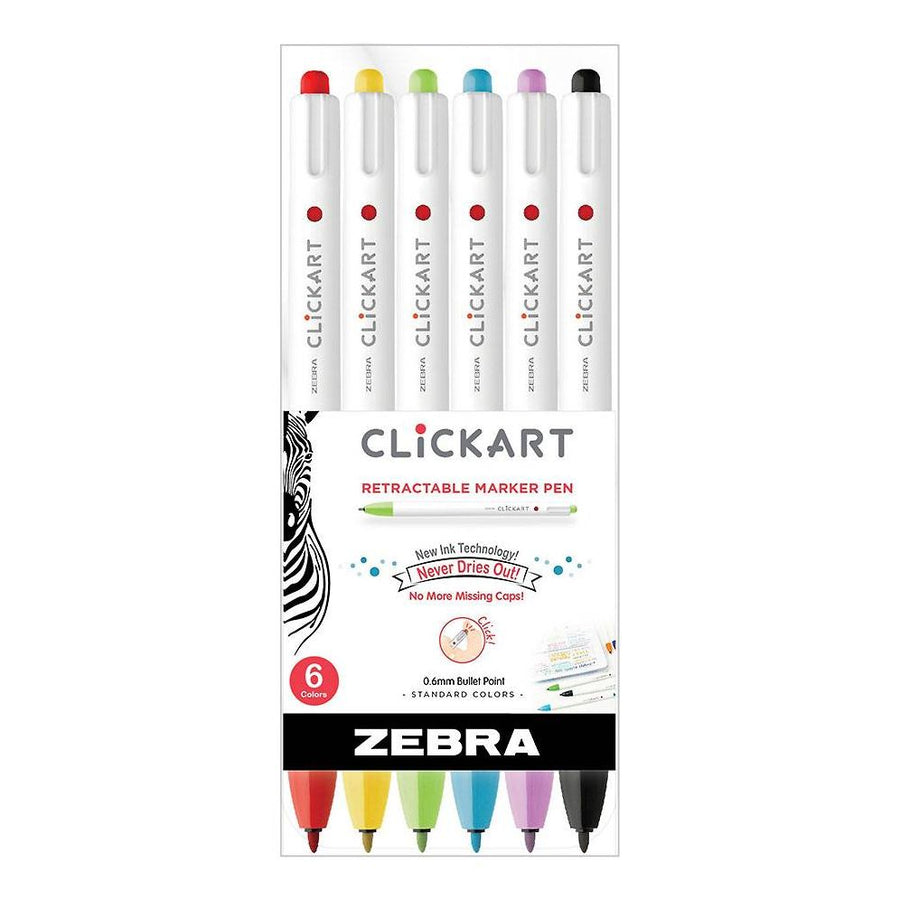 ClickArt Retractable Marker Pens