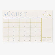 2026-2027 Paper Source Foil 17 Month Blotter Calendar