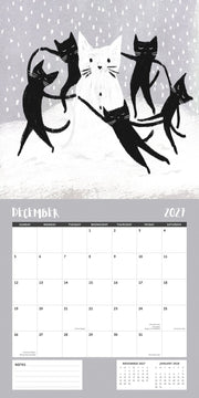 2027 Wall Calendar - Niaski Cats
