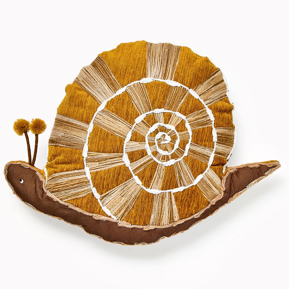 Snail Woven Pillow
