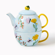 Floral Butterfly Teapot For One