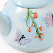Floral Butterfly Teapot For One
