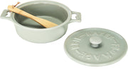 Stoneware Baker with Spreader, Grey