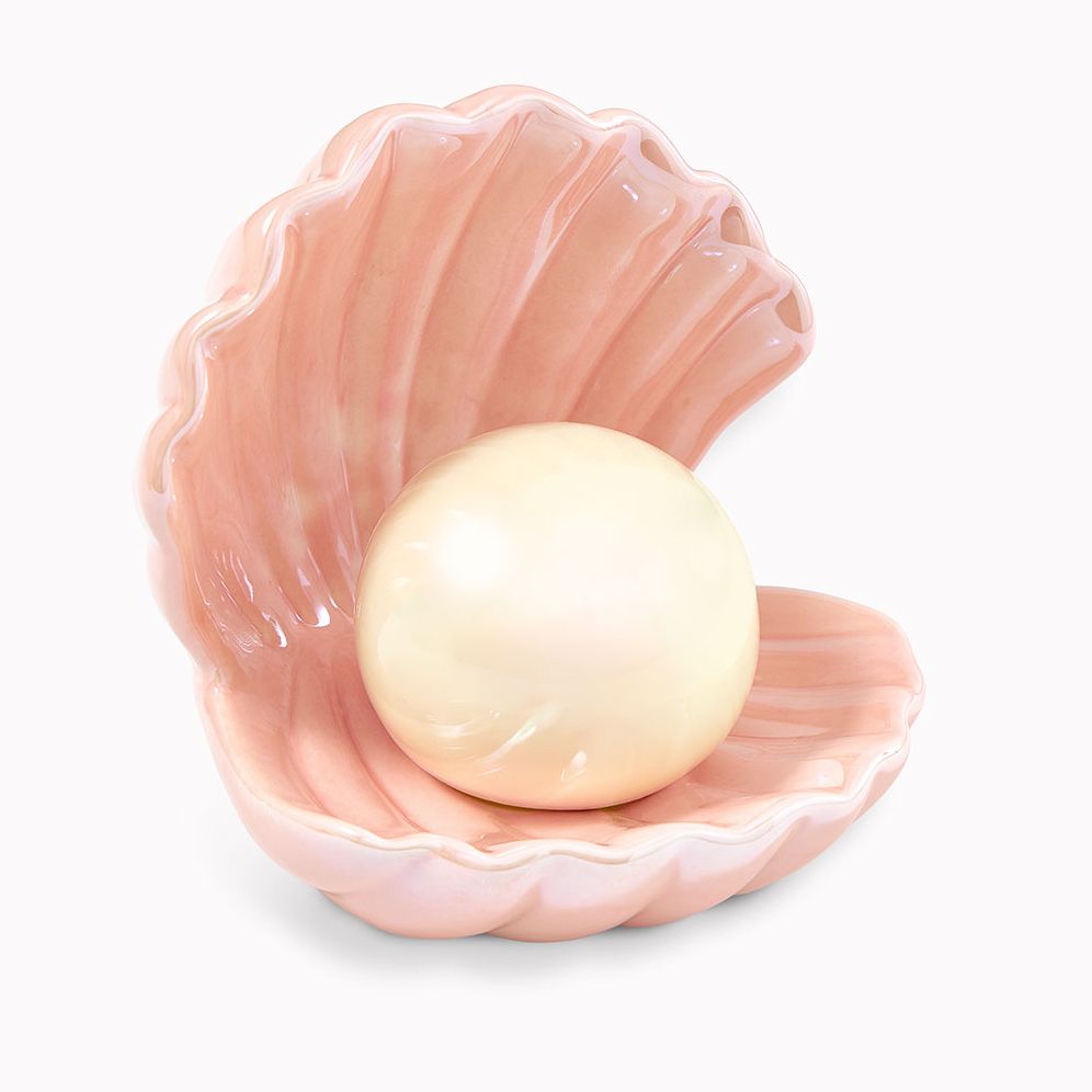 Stoneware Seashell Lamp
