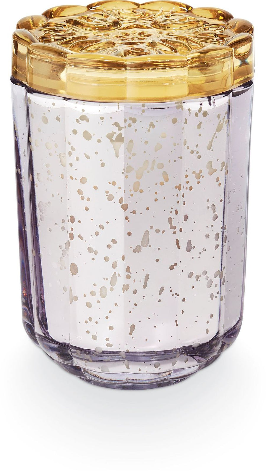 Lavender Flourish Glass Candle