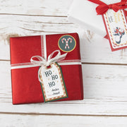 Sneaky Santa Adhesive Gift Labels