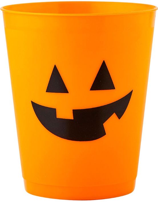 Pumpkin Party Cups Pack of 8
