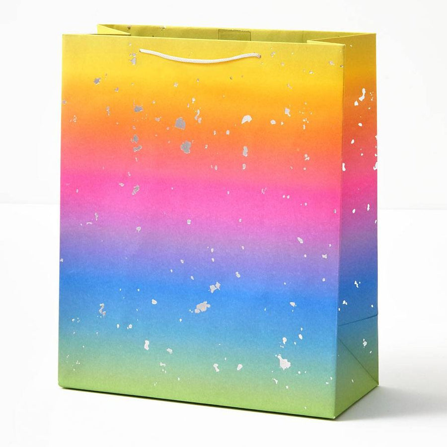 Ombre Rainbow Fleck Extra Large Gift Bag
