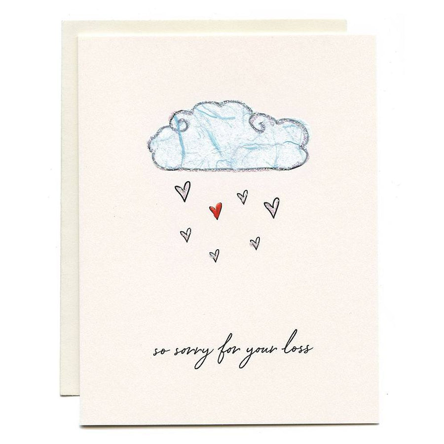 Handcrafted Sorry For Your Loss Sympathy Card