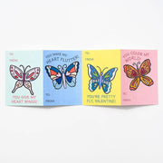 Butterfly Coloring Valentine Card Set