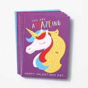 Amaze-ing Unicorn Valentine Card Set