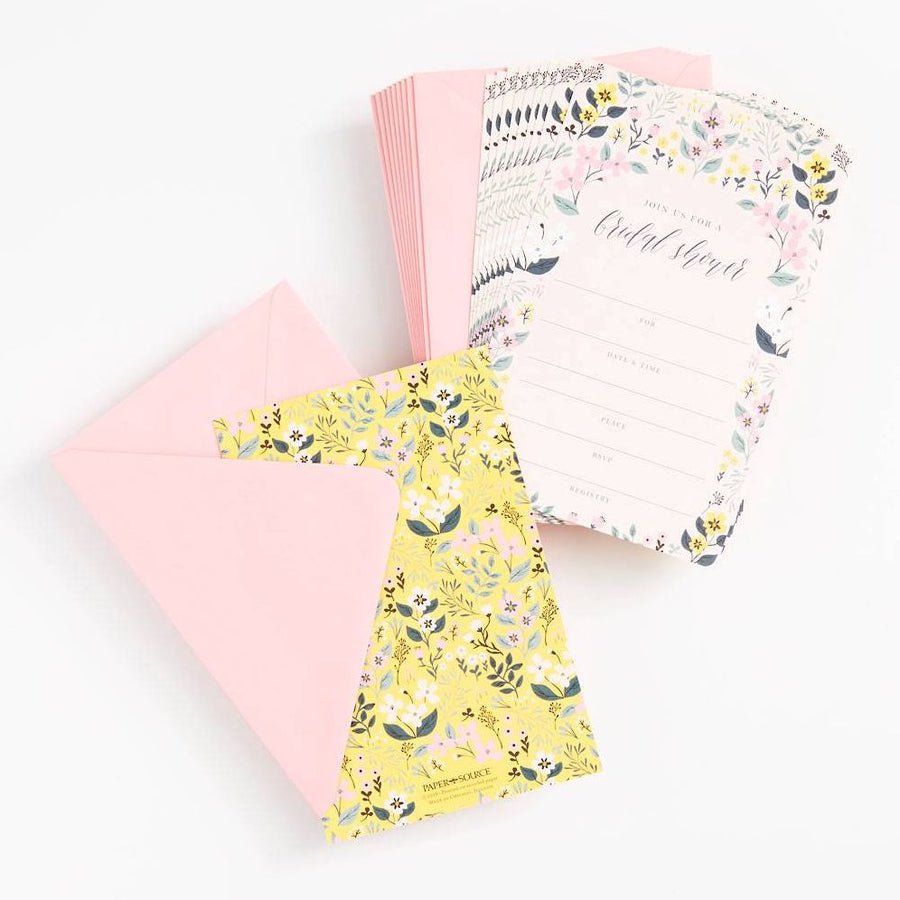 Primrose Bridal Shower Fill-In Invitations