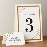 Luxe Cream Table Tent