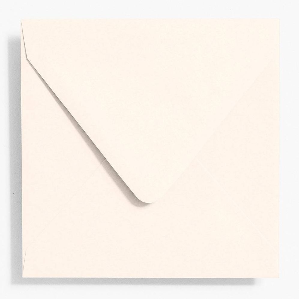 5.75" Square Luxe Cream Envelopes