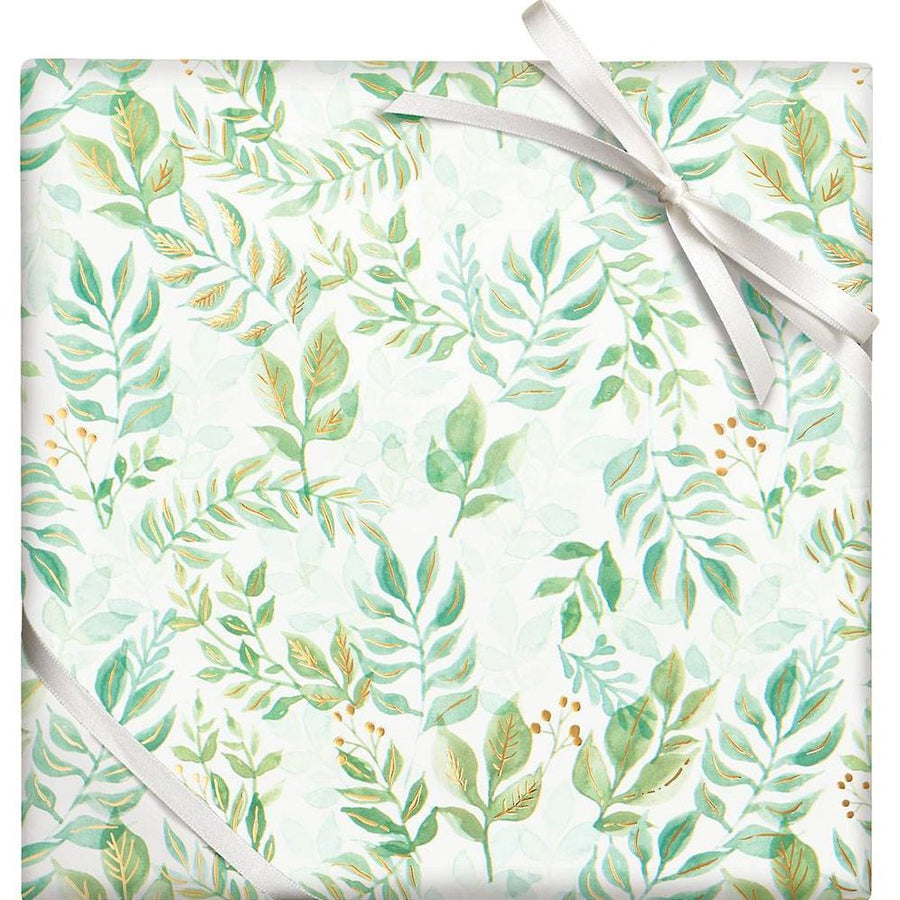 Watercolor Garden Stone Wrapping Paper