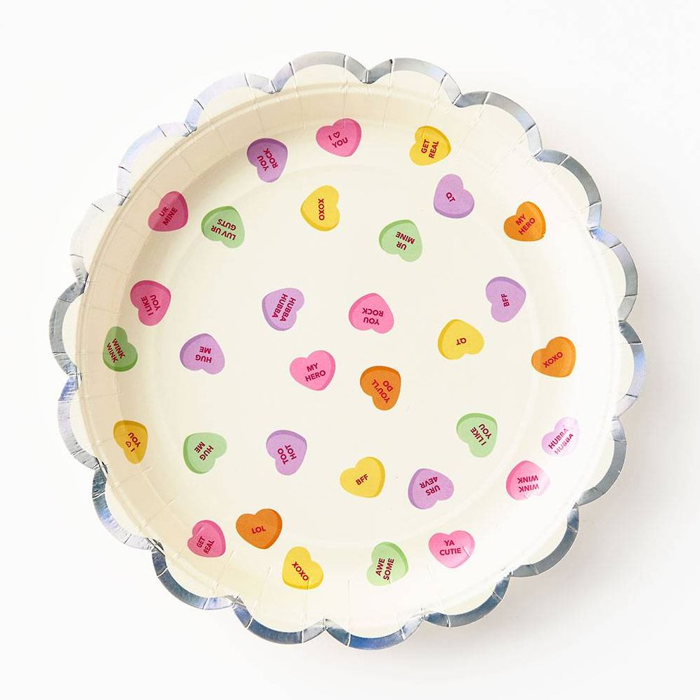Heart Candy Scalloped Plates