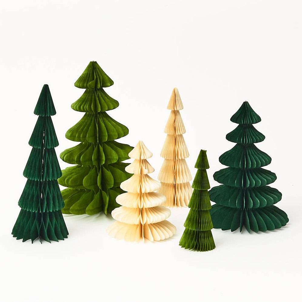 Honeycomb Trees S/6