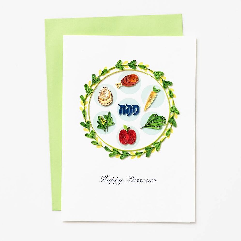 Quilling Happy Passover Card