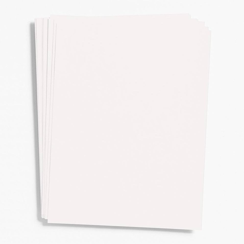 Eco White Card Stock 8.5" x 11" Bulk Pack