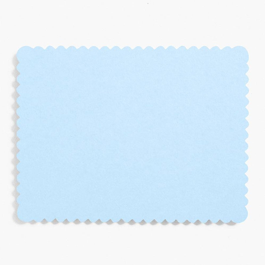 Bluebell A2 Scallop Note Cards