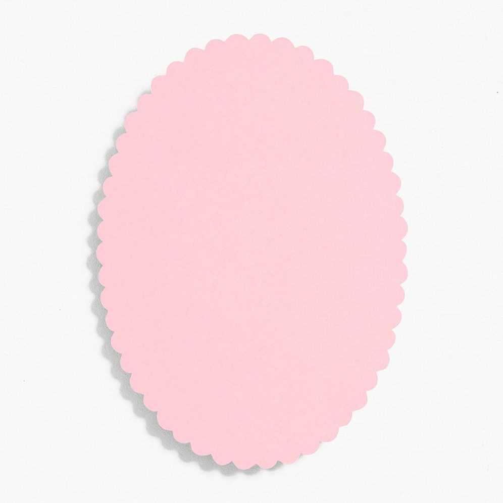 Blossom Scallop 4 Bar Oval Cards
