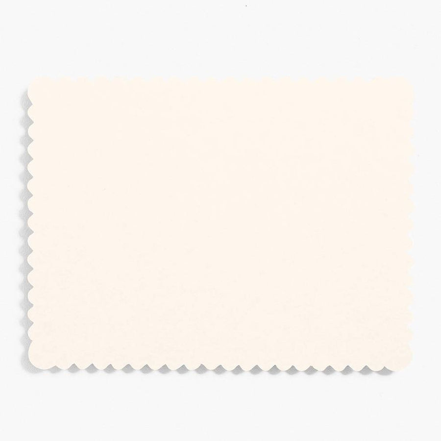 Superfine Soft White A2 Scallop Note Cards