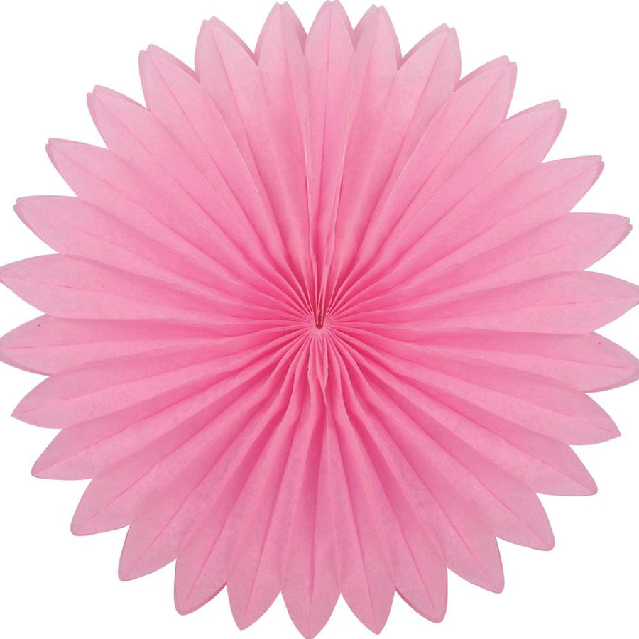Plain fan, 40cm, Light Pink