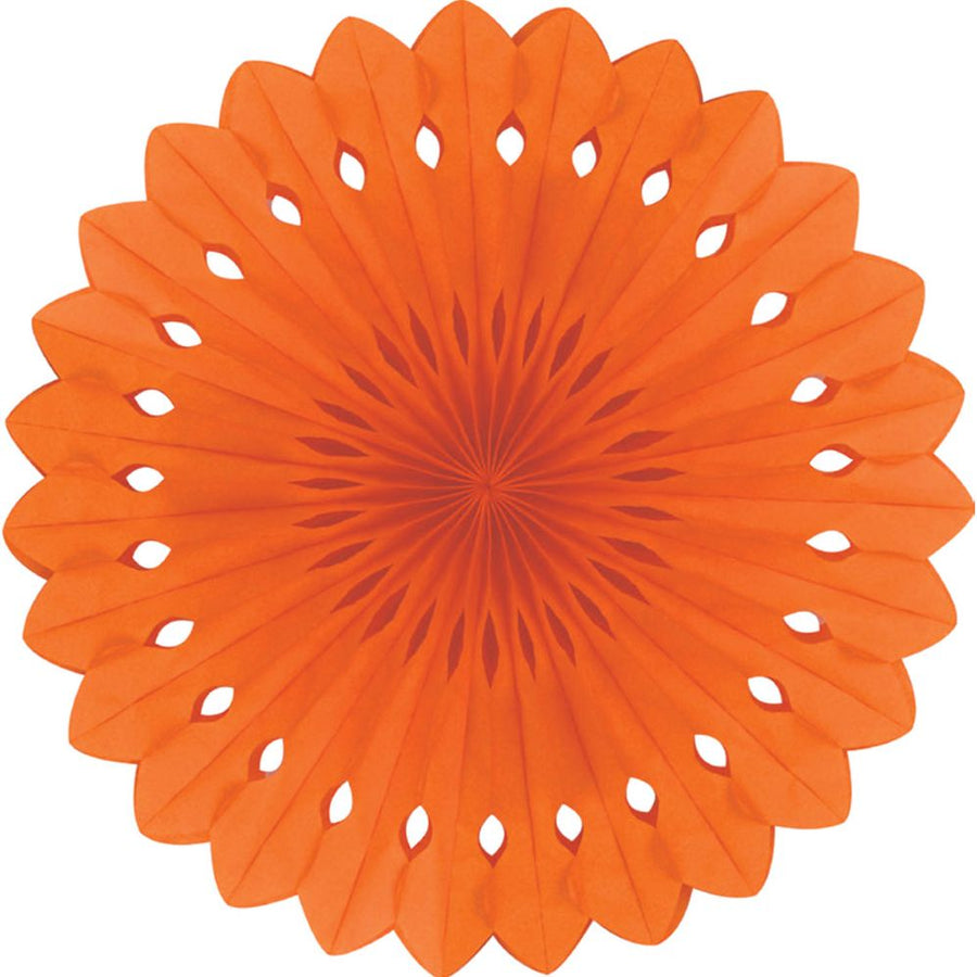 Detailed fan, 30cm, Orange