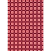 Red Quilt Textured Wrapping Paper