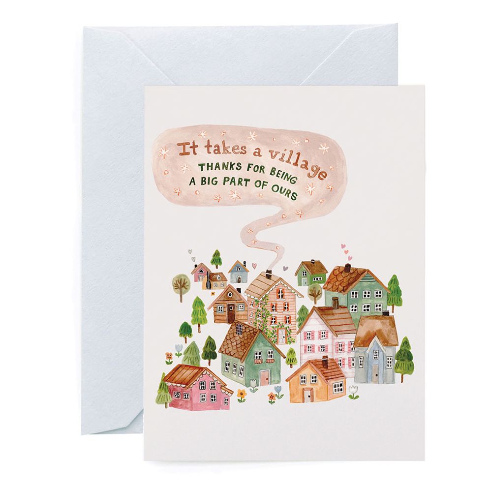 Takes a Village Thank You Card