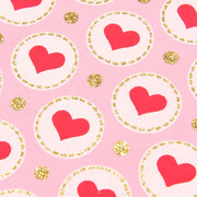 Pink & Red Hearts Handmade Paper