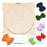 Cat & Pumpkin Punch Needle Kit