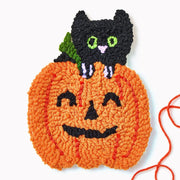 Cat & Pumpkin Punch Needle Kit