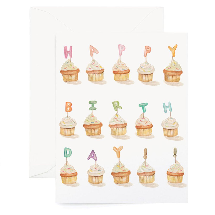 Cupcakes & Candles Birthday Card