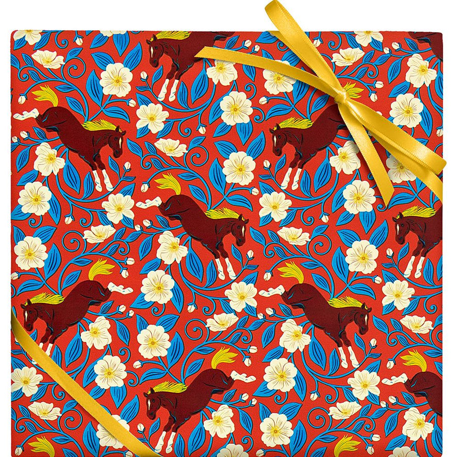 Wild Horse Roses Roll Wrap