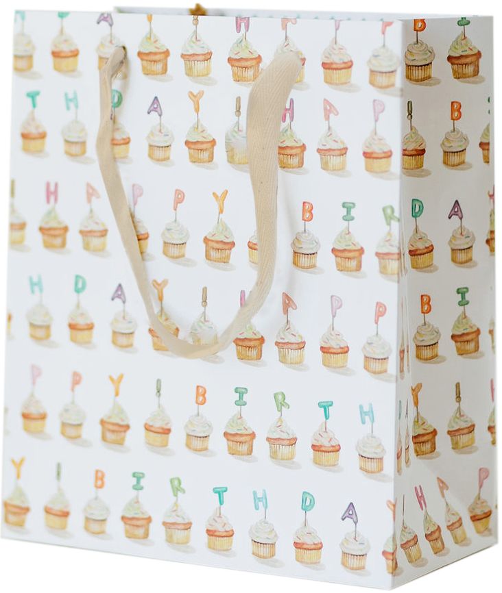 Birthday Cupcakes Medium Gift Bag