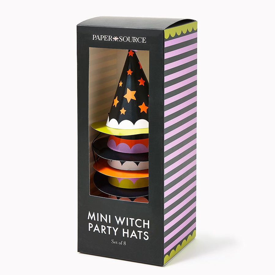 Mini Witch Party Hats Set of 8