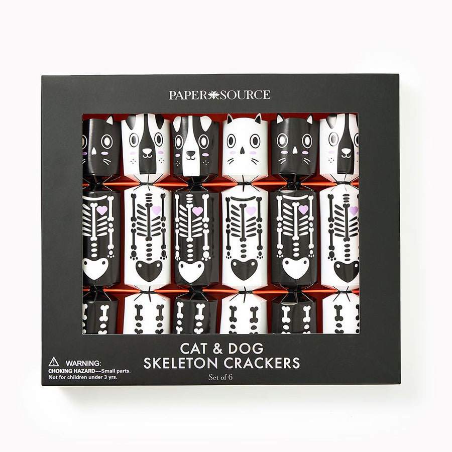 Cat and Dog Skeleton Party Crackers