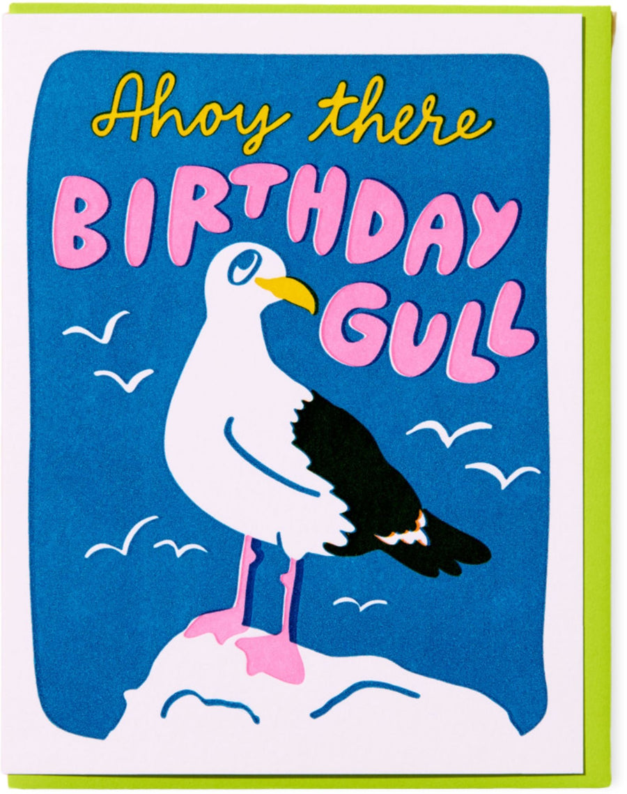Birthday Gull Birthday Card