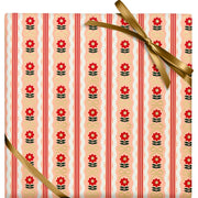 Bow Stripes Roll Wrap