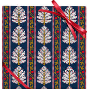 Tree Stripes Textured Wrapping Paper