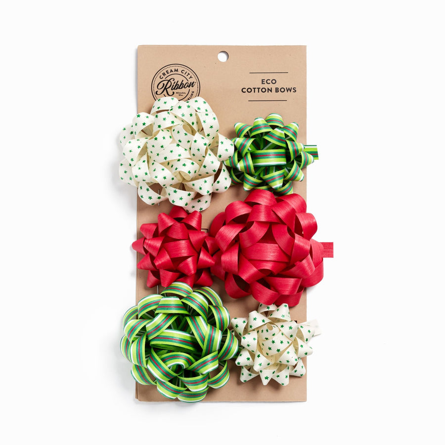 Holiday Stars Bow Set of 6