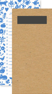 Blue Folk Market Magnetic Stationery List Pad
