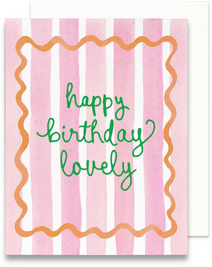 Happy Birthday Lovely Birthday Card