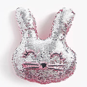 Sequin Bunny Pillow