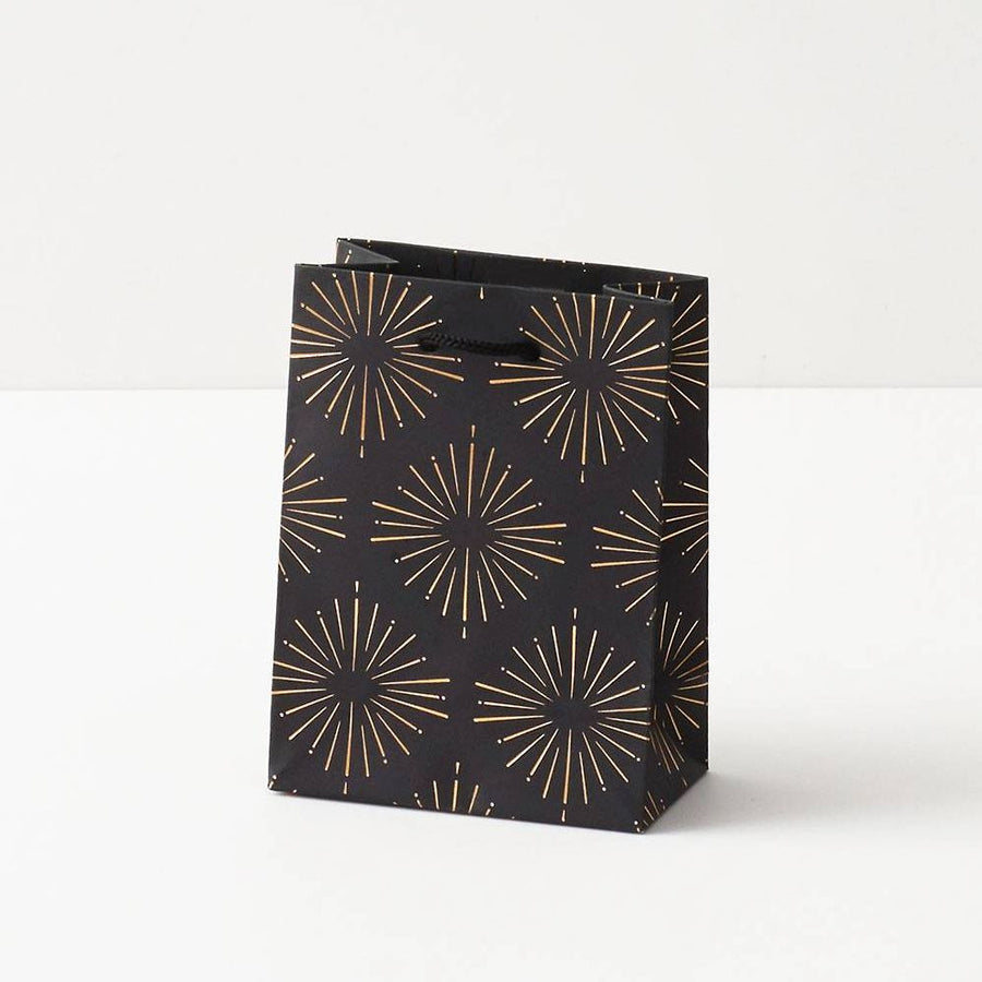Gold Starburst Small Gift Bag