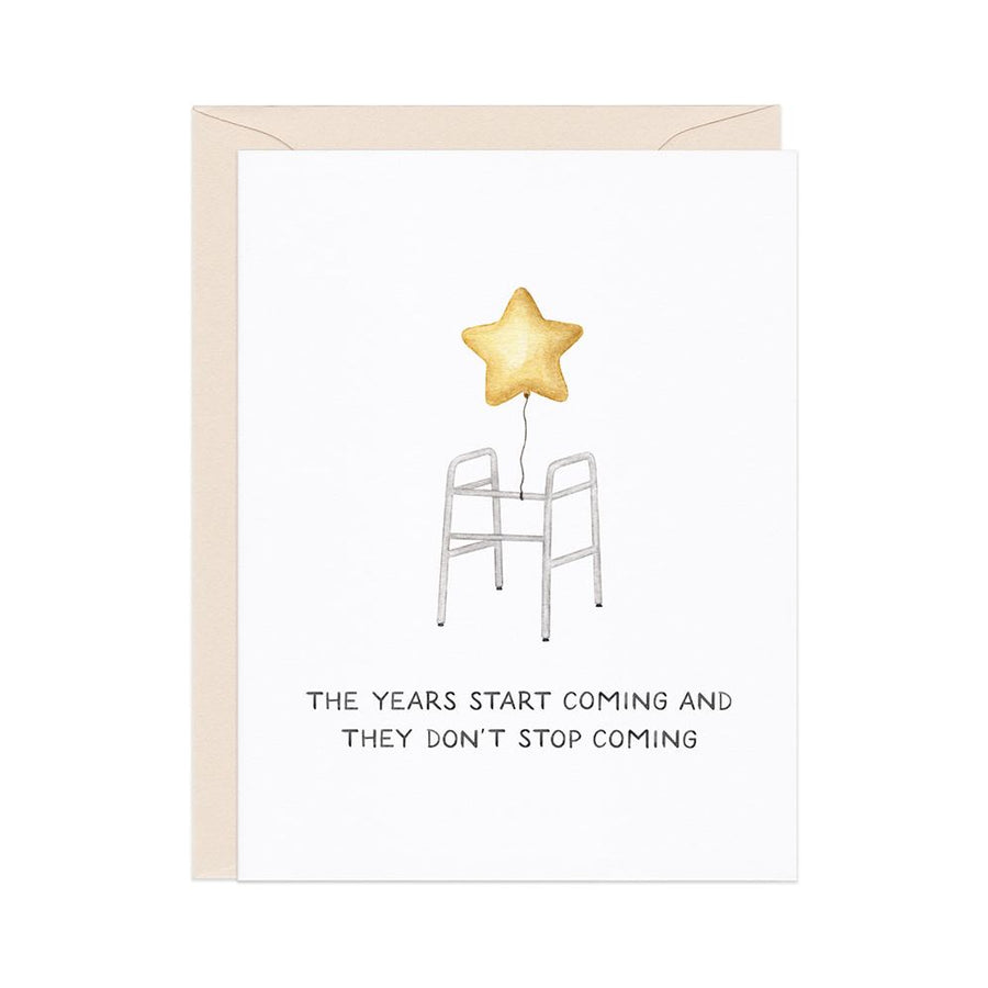 Years Start Coming All Star Birthday Card