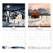 2027 Simple Days Watercolor Landscape Wall Calendar