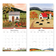 2027 Simple Days Watercolor Landscape Wall Calendar